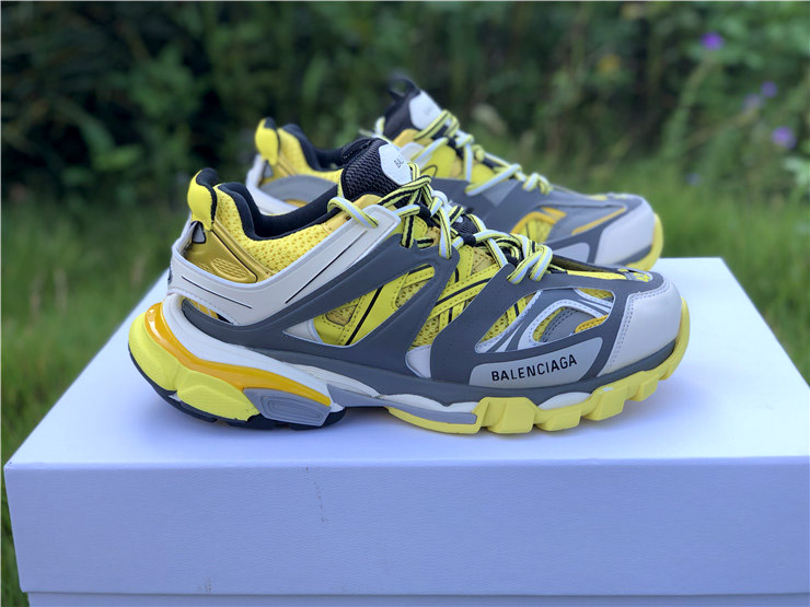 balenciaga yellow runners