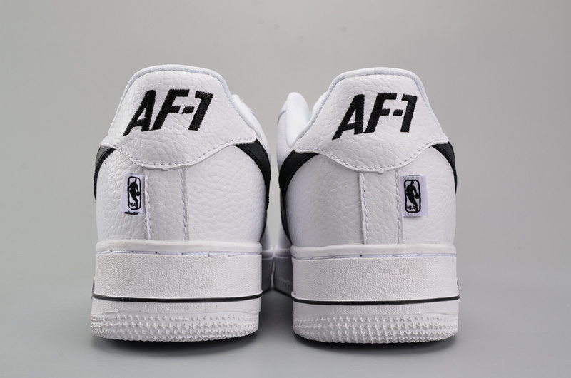 nike air force nba white black