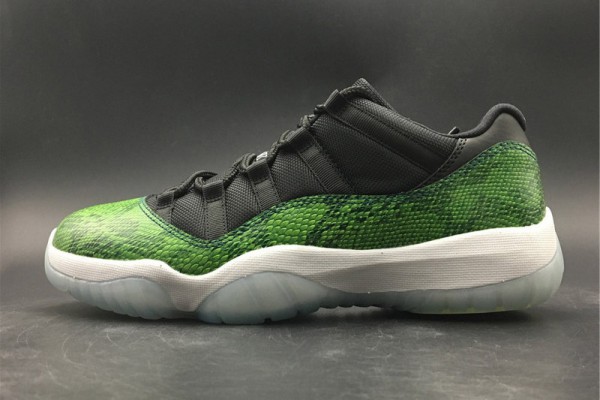 Air Jordan 11 Retro Low "Green Snakeskin" 528895-033