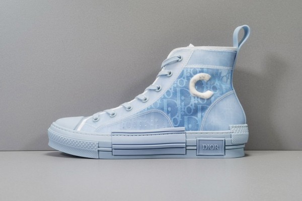 Dior B23 High Top Daniel Arsham Light Blue 3SH118YUP_H561