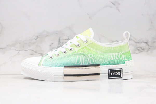 Dior B23 Low Top Shawn Yellow Green Sneaker 3SN249YYL_H661