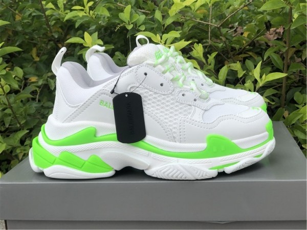 Balenciaga Triple S Fluorescent Green/White