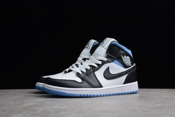 Air Jordan 1 Mid University Black White BQ6472-102