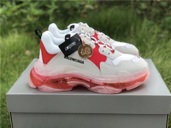 Balenciaga Triple S White/Red (BAL-N21)