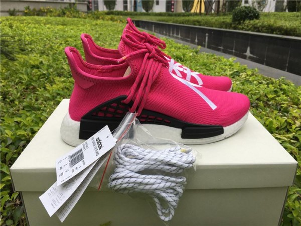 2017 Pharrell x Adidas NMD Human Race "Shock Pink" (HR-0001)