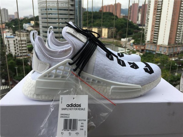 Fear Of God x Adidas NMD Pharrell Williams Human Race White Black (HR-0003)
