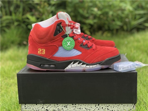 2019 Trophy Room x Air Jordan 5 JSP "University Red" (AJ-N002)