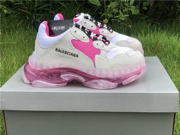 Balenciaga Triple S White/Pink (BAL-N18)