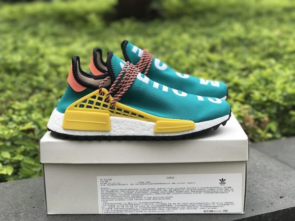 2017 Human Race NMD Hu "Sun Glow" Green Yellow (HR-0009)
