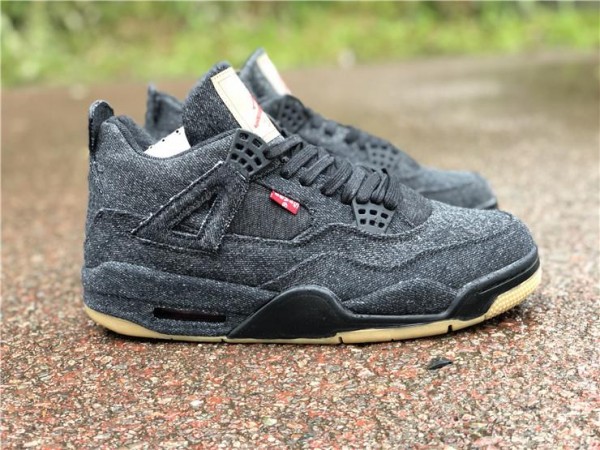 Levi's x Air Jordan 4 Retro "Black Denim" (AJ-1010)