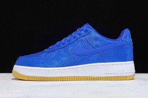 CLOT x Nike Air Force 1 PRM "Blue Silk" CJ5290-400
