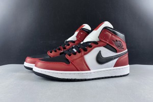 Air Jordan 1 Mid "Chicago Black Toe" 554724-069