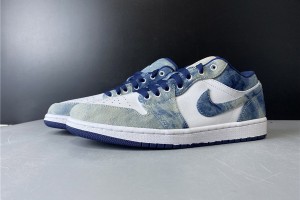 Air Jordan 1 Low SE "Washed Denim" CZ8455-100