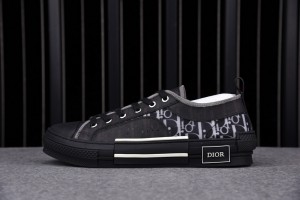 Dior B23 Low Top Canvas Oblique Black 3SN249YJP_H960