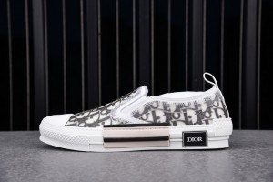 Dior B23 Slip-On Black White Oblique Sneaker 3SN262YJP_H069