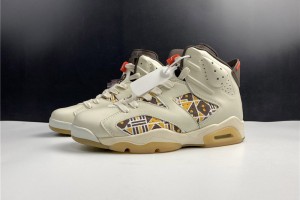 Air Jordan 6 Retro "Quai54" Sail Brown CZ4152-100