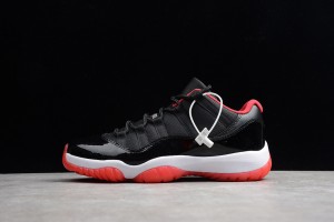 Air Jordan 11 Retro Low "Bred" Black/Red 528895-012