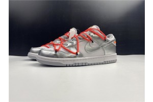 Off-White x Nike Dunk SB Low Silver White CT0856-800