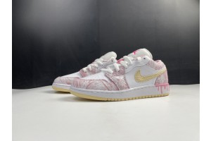 Air Jordan 1 Low GS "Paint Drip" CW7104-601