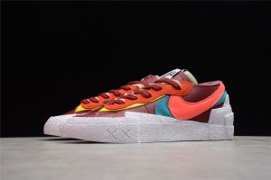 Kaws x Sacai x Nike Blazer Low "Red" Multi DM7901-600