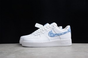 Nike Air Force 1 Low '07 Essential White Worn Blue Paisley DH4406-100