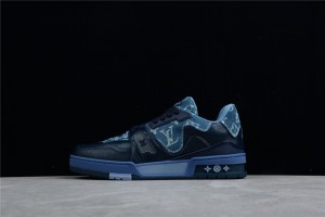 LV Trainer x Nigo Blue Denim Sneaker 1A9IQH