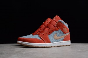 Air Jordan 1 Mid Denim Red DM4352-600