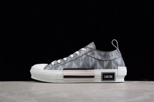 Dior B23 Low Top Sneaker Gray CD Diamond