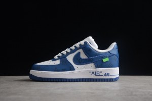 LV x Nike Air Force 1 Low Blue