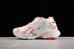 Balenciaga Runner Sneaker Orange/White