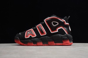 Nike Air More Uptempo Black White Laser Crimson CJ6129-001