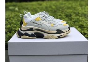 2017 Balenciaga Triple S DSM White Yellow (BAL0015)
