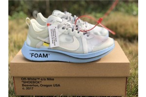 OFF-WHITE x Nike Zoom Fly White Blue (OW-0038)