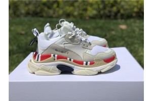 2018 Balenciaga Triple S Black White Red (BAL0021)