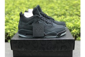 KAWS x Air Jordan 4 Retro "Black" 930155-001