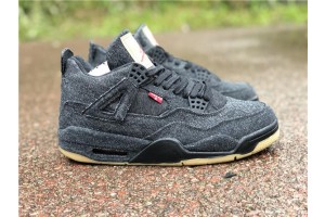 Levi's x Air Jordan 4 Retro "Black Denim" (AJ-1010)