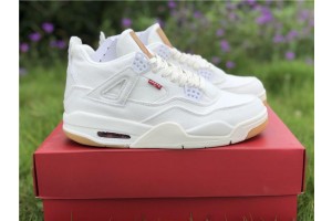 Levi's x Air Jordan 4 Retro "White Denim" (AJ-1011)