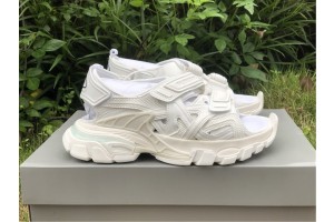 Balenciaga Track Sandal White